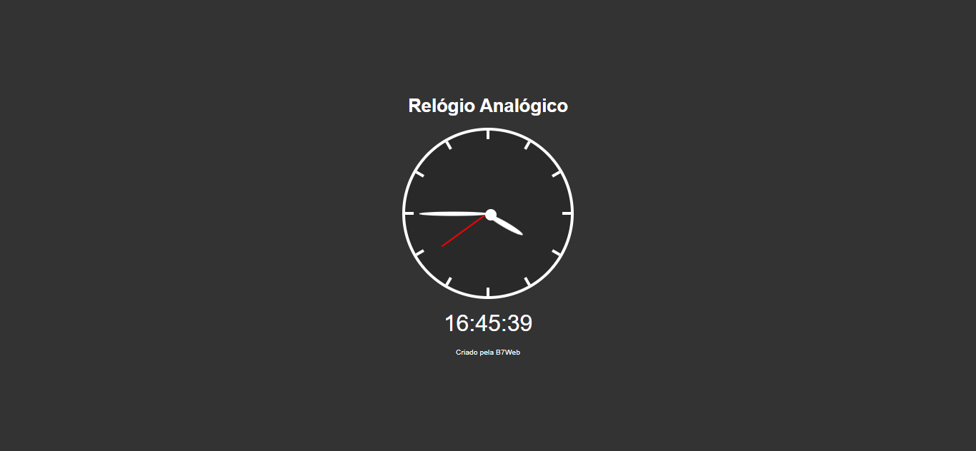 Site Relógio