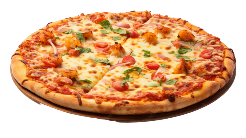Imagem de uma pizza