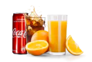 Imagem de sucos e refrigerantes